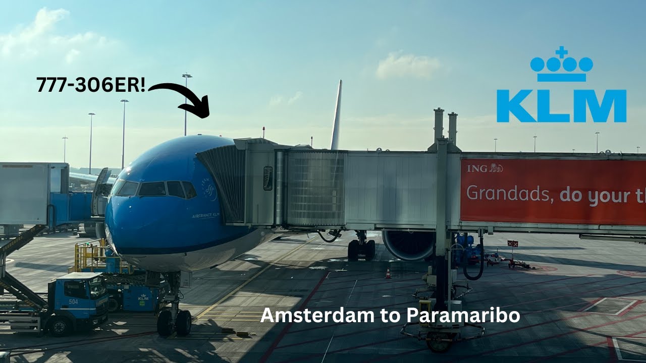 [FLIGHT] Amsterdam to Paramaribo Suriname I KLM Royal Dutch Airlines I 777-306ER I KL713 I RoopramAv