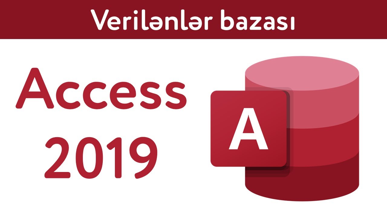 Mövzu 10. Verilənlər bazası. MS Access 2019. Tam. Dərsdən videoyazı