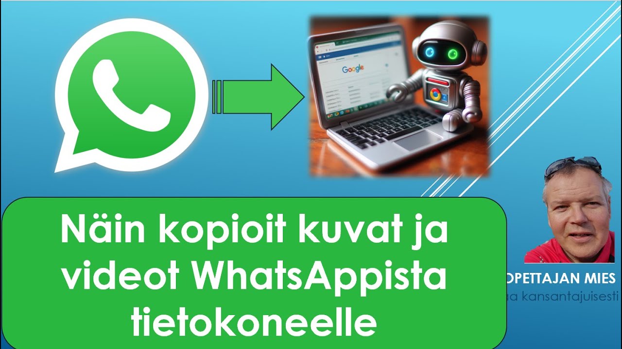 Näin kopioit valokuvat ja videot WhatsAppista talteen tietokoneelle