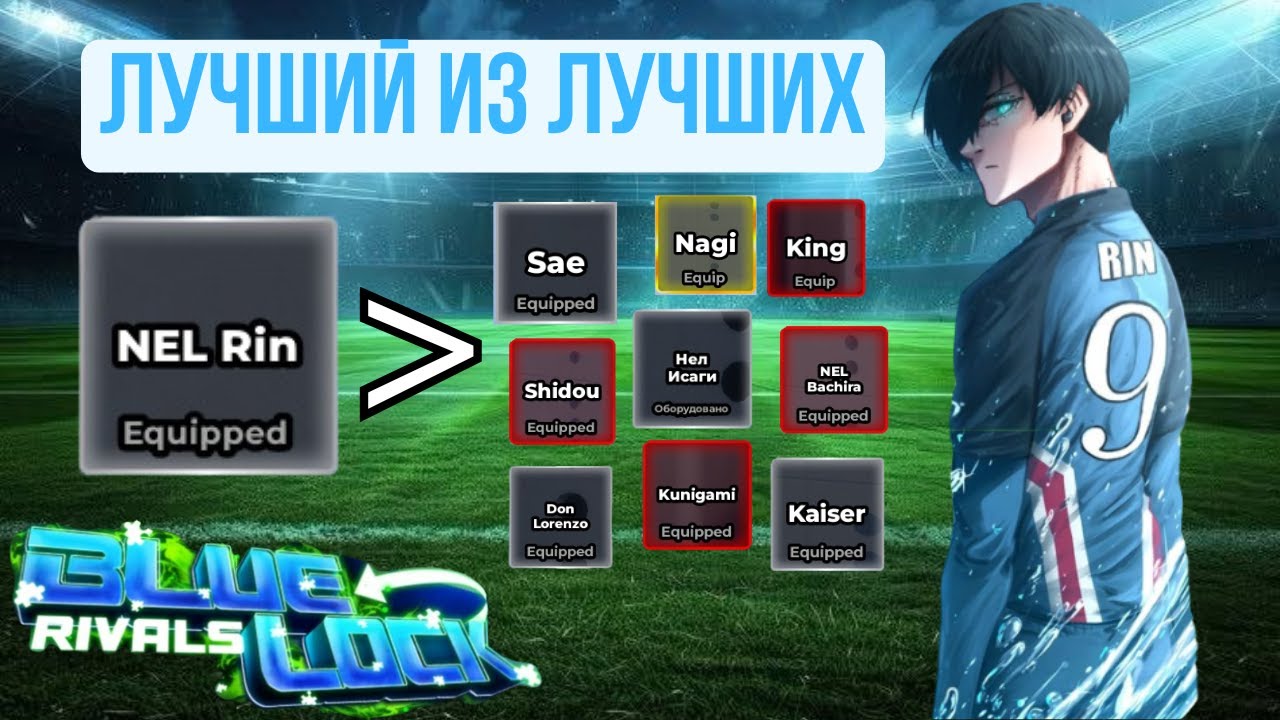 Он не просто мета – он доминирует! Гайд на Нел Рина👹 | Blue Lock Rivals