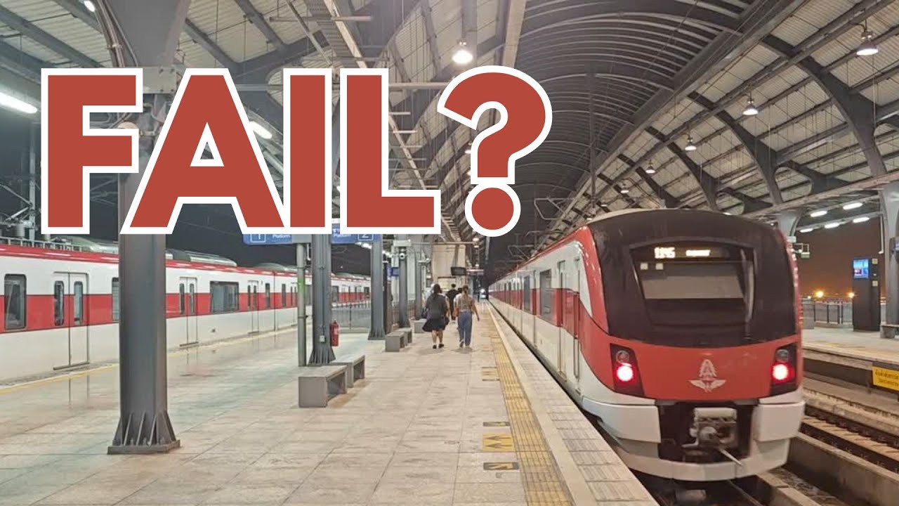 Did the Thai commuter rail FAIL? The story behind the SRT red line commuter rail, and a wild dream..