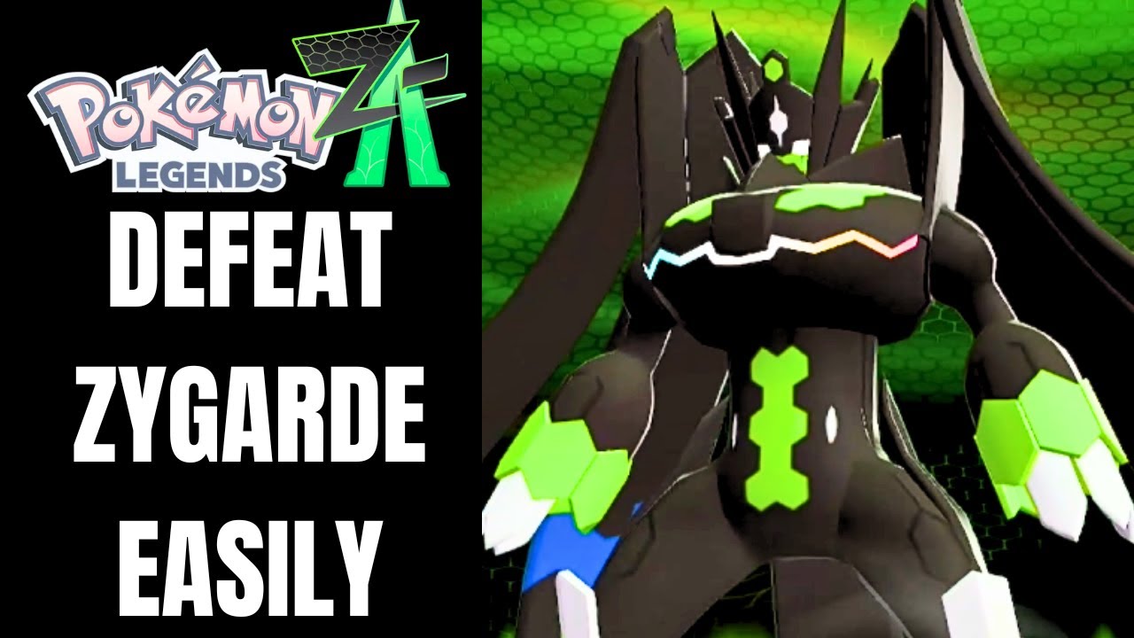 The EASIEST Way to Beat Zygarde in Pokémon Legends Z-A