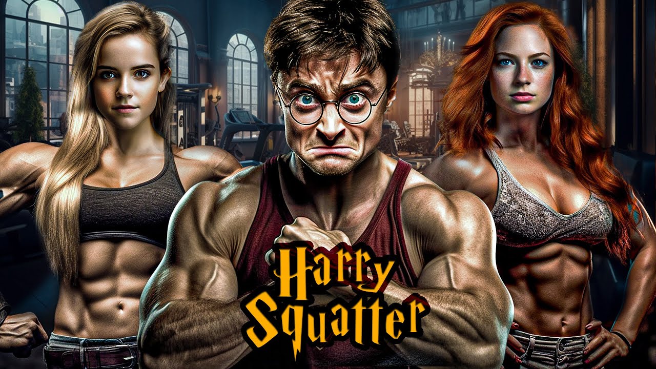 Harry Squatter and the Deathly Dumbbells (Harry Potter Gym)