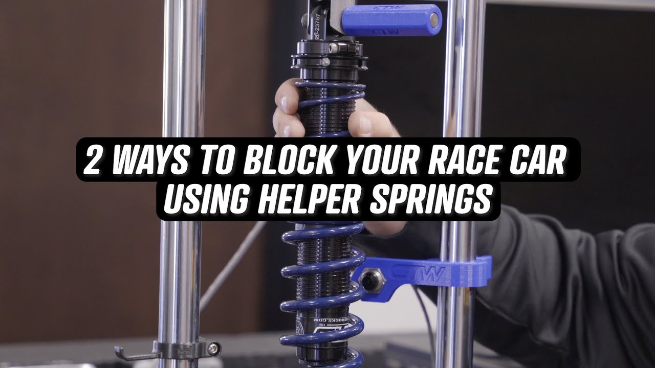 Blocking your race car with helper springs | CSI Shocks