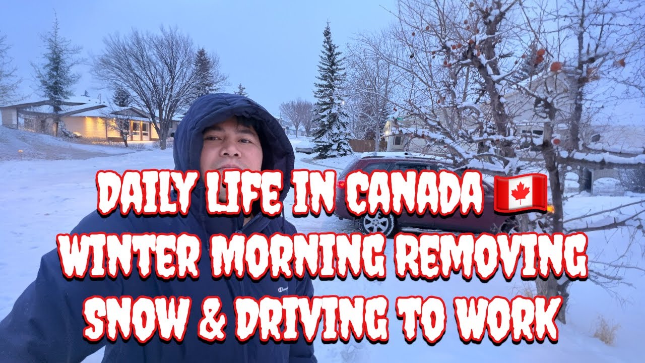Life in Canada Reality 🇨🇦 Winter Morning Routine Before Work