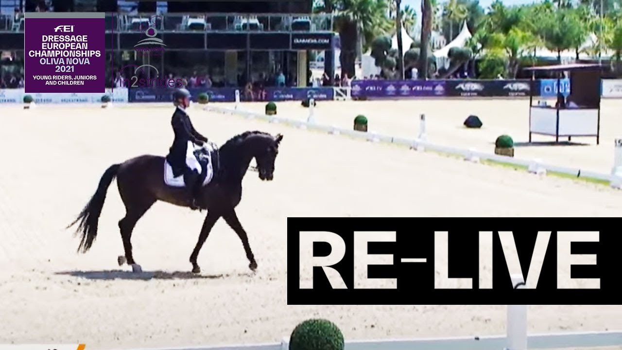 RE-LIVE | Dressage Team Test Part 2 - Juniors | FEI Dressage European Championship 2021
