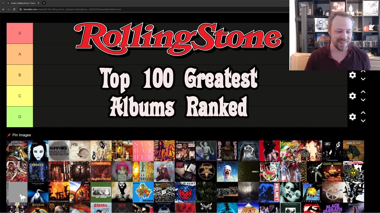 Рейтинг 100 величайших метал-альбомов по версии Rolling Stone.