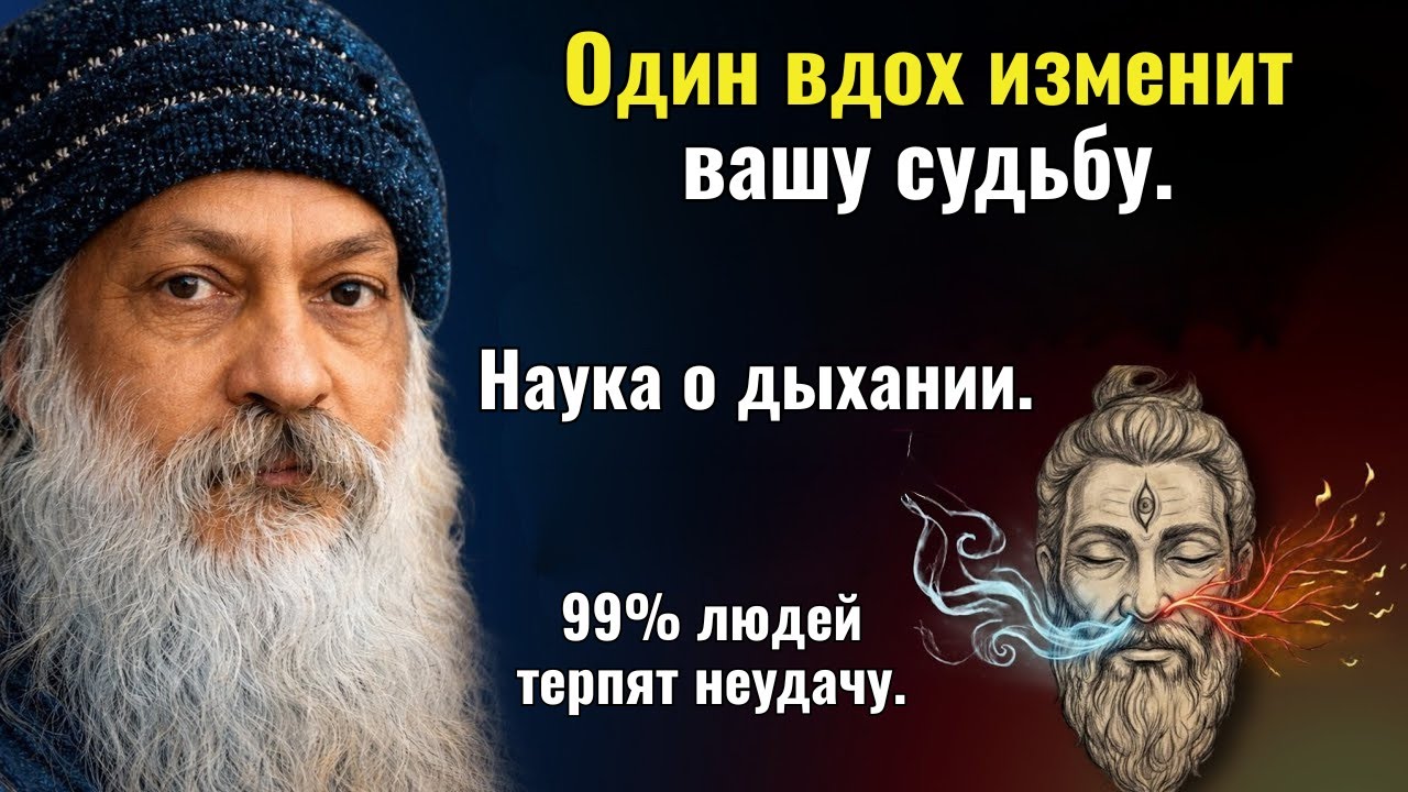 ОШО — 5000-летняя тайная наука дыхания | Загадка правой и левой ноздри | Свара Вигьян