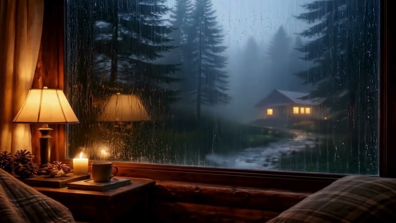 Rain Sounds & Soft Piano for Sleep 🌙 Cozy Night Ambience (30 Minutes)