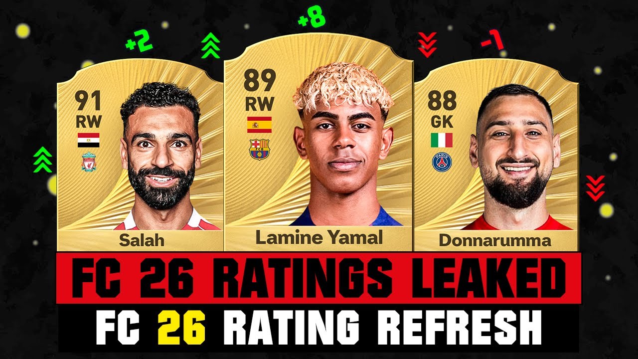 ALL FC 26 RATINGS LEAKS (FIFA 26)! 😱🔥 ft. Lamine Yamal, Salah, Donnarumma...