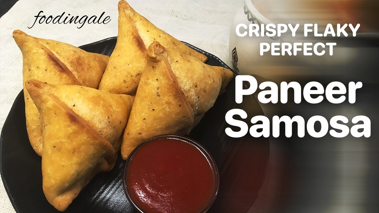 easy paneer samosa recipe | पनीर समोसा बनाने की विधि | halwai style paneer samosa | #foodingale