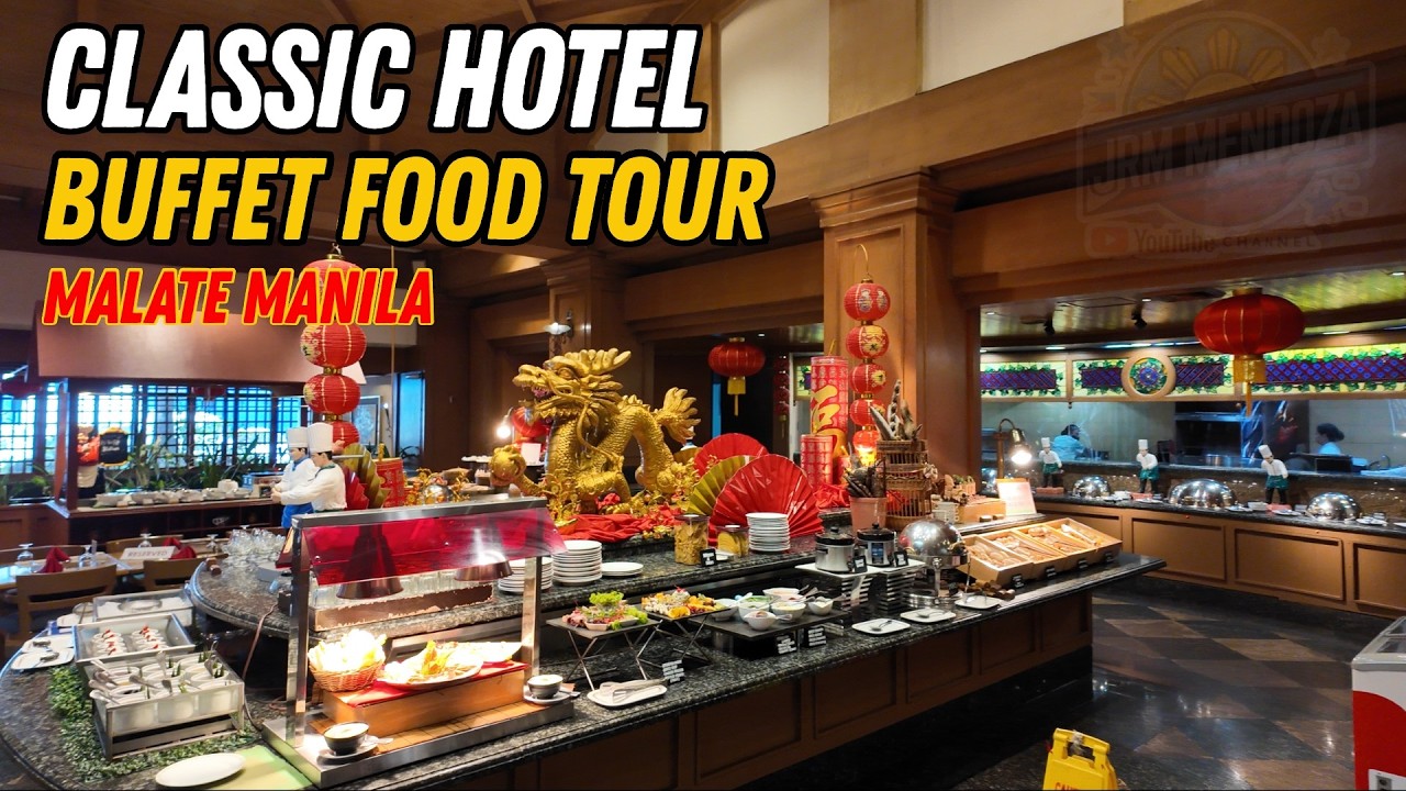 [4K] CAFE IN THE PARK BUFFET FOOD TOUR | Century Park Hotel Food Tour Classic Buffet Experience