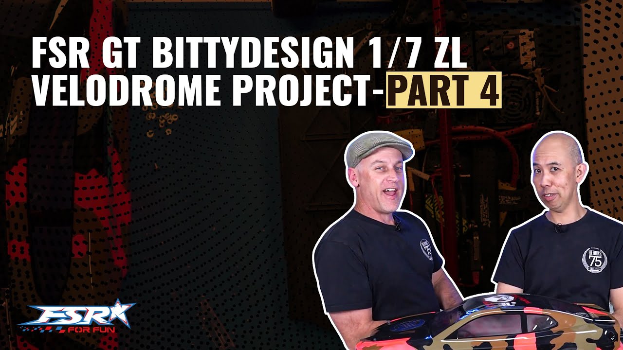 FSR GT Bittydesign 1/7 ZL-21N Velodrome Project Part 4 | Diff Change & Body Fitting | #askhearns