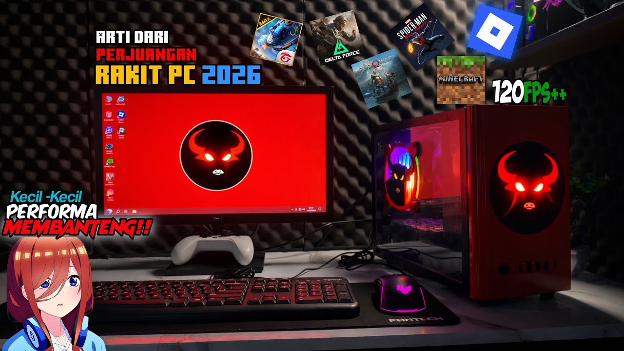 RAKIT PC KERE HORE 4JT PERFORMA BANTENG BANGET!!! ( Libas Geme AAA 1080P ) #kerehorepc #pckerehore 