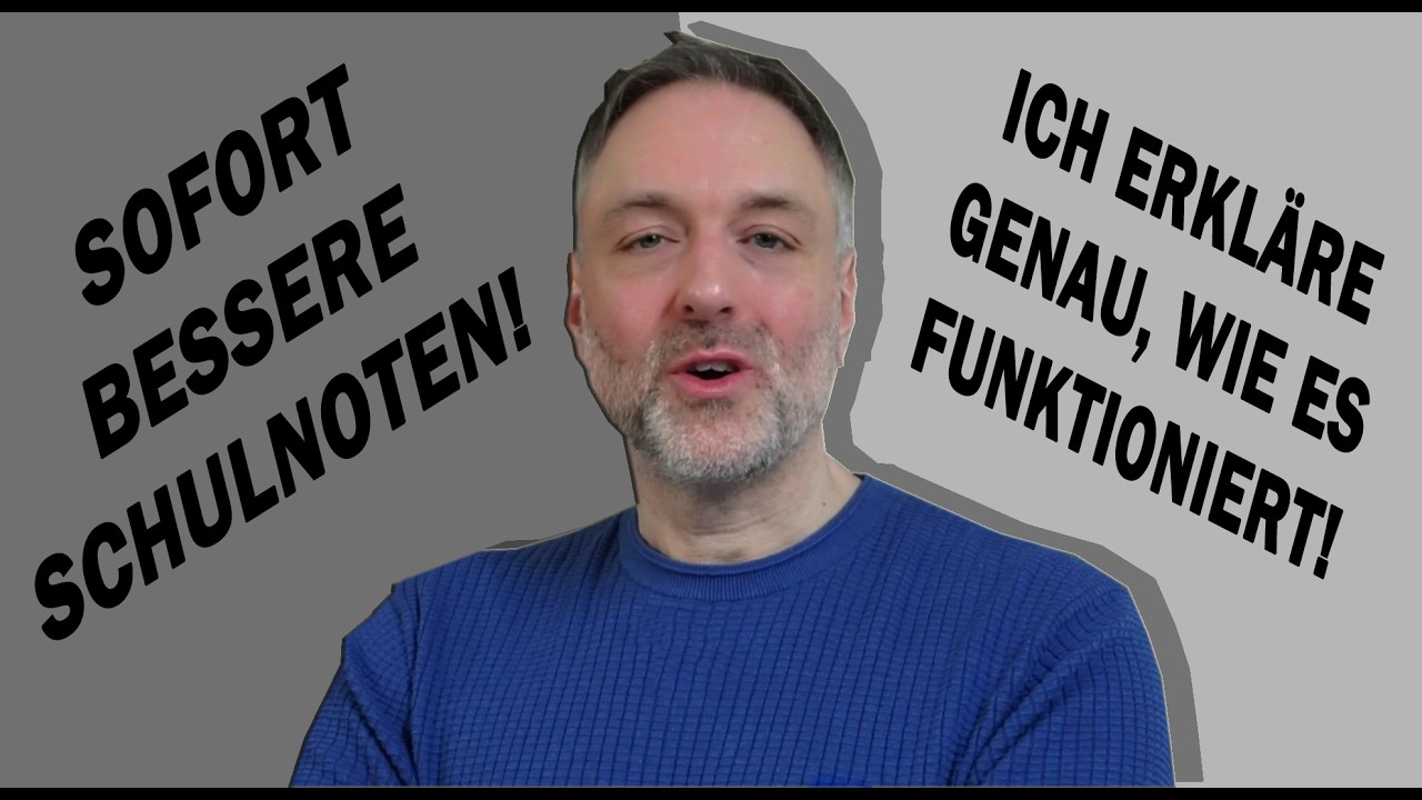 Sofort BESSERE NOTEN in HAUPT- und NEBENFÄCHERN - ich erkläre, wie es zuverlässig funktioniert!