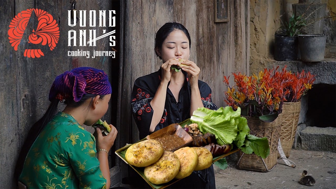 My new version of burger, with an 8 MONTHS smoked pork | Vuong Anh's Cooking Journey