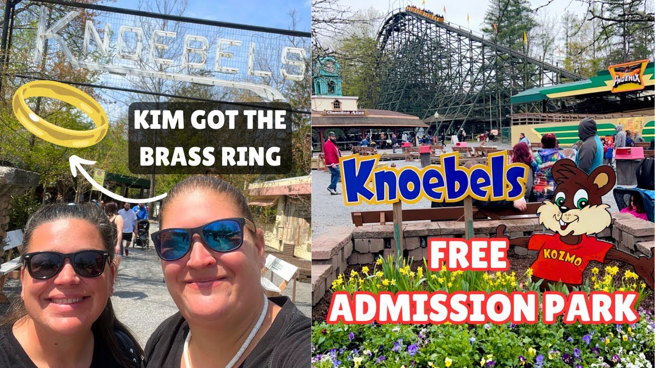 KNOEBELS AMUSEMENT PARK | ELYSBURG, PA | KIM GOT THE BRASS RING ON THE CAROUSEL | RIDE POV'S & FOOD