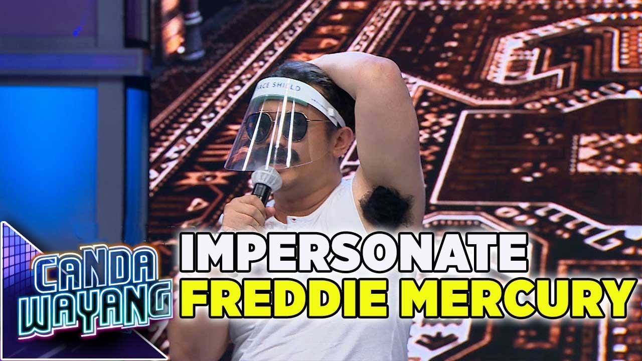 TERBAIK! Gilang Dirga Impersonate Freddie Mercury - Canda Wayang