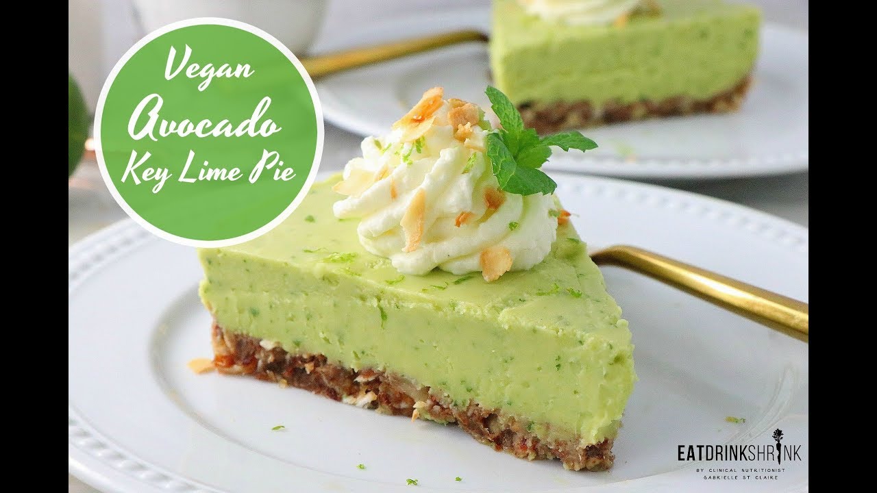 Vegan Raw Avocado Key Lime Pie