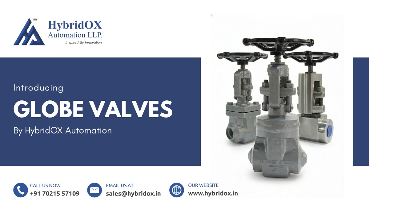 600#, 2500# & 4500# Globe Valves | A105, F22 XXS & F316 | High-Pressure Flow Control By HybridOX.