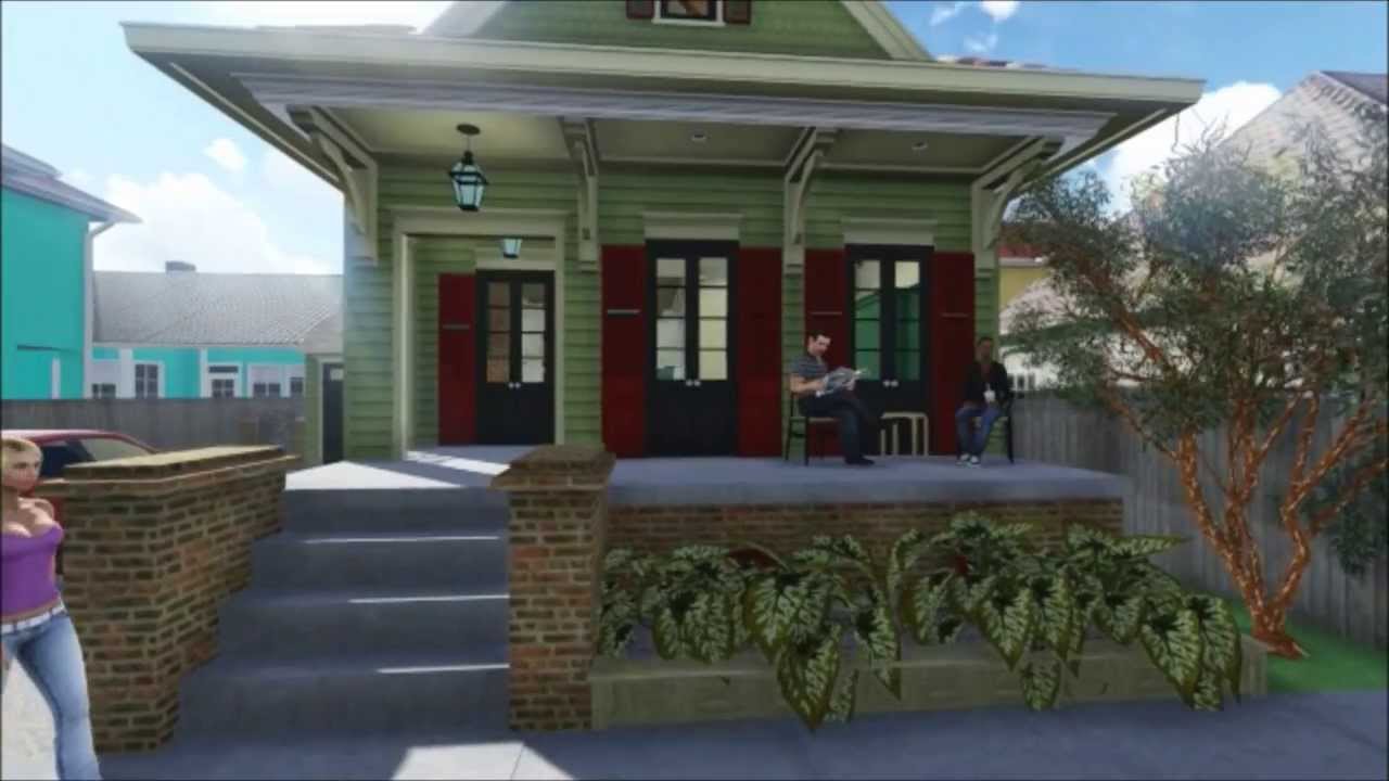 New Orleans Shotgun House