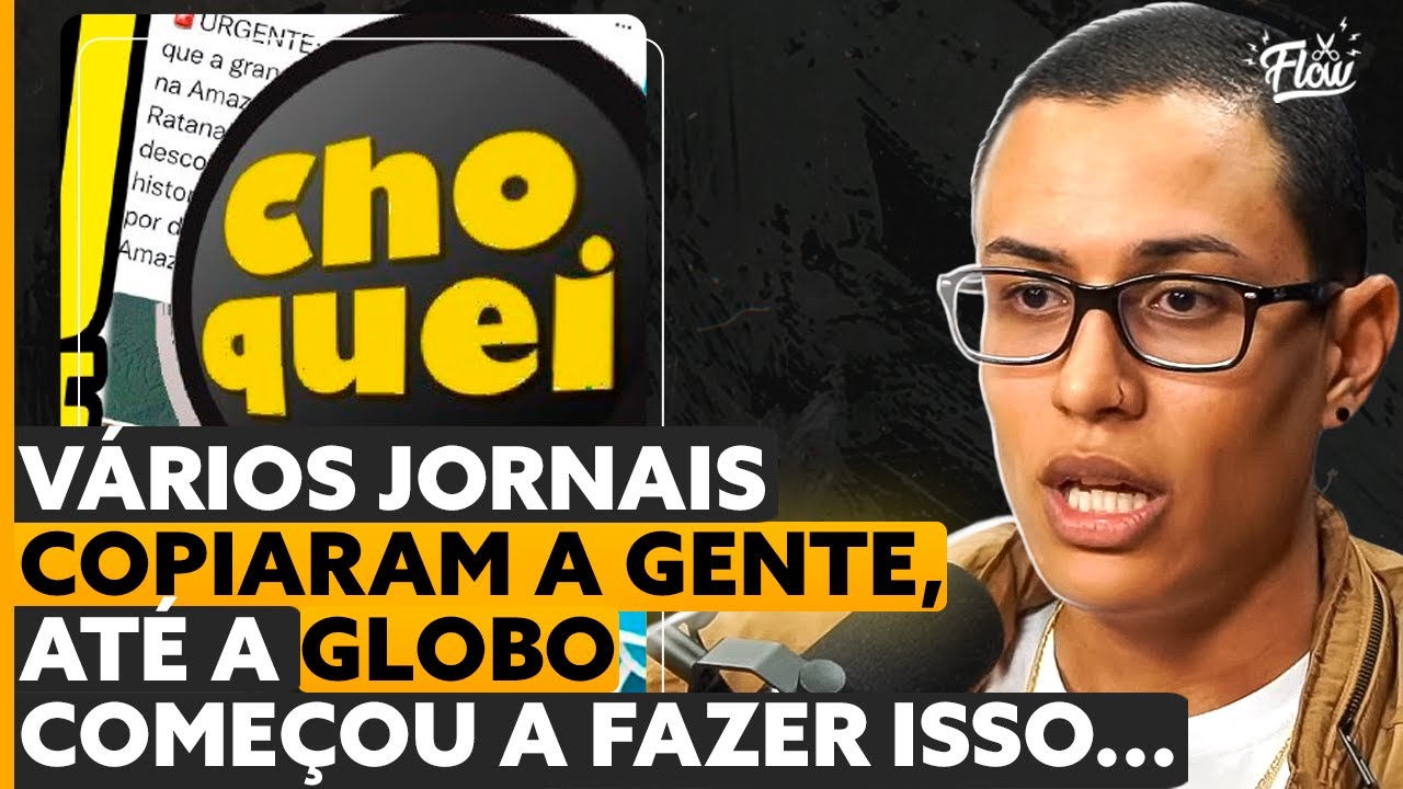 CHOQUEI MUDOU a forma de NOTICIAR
