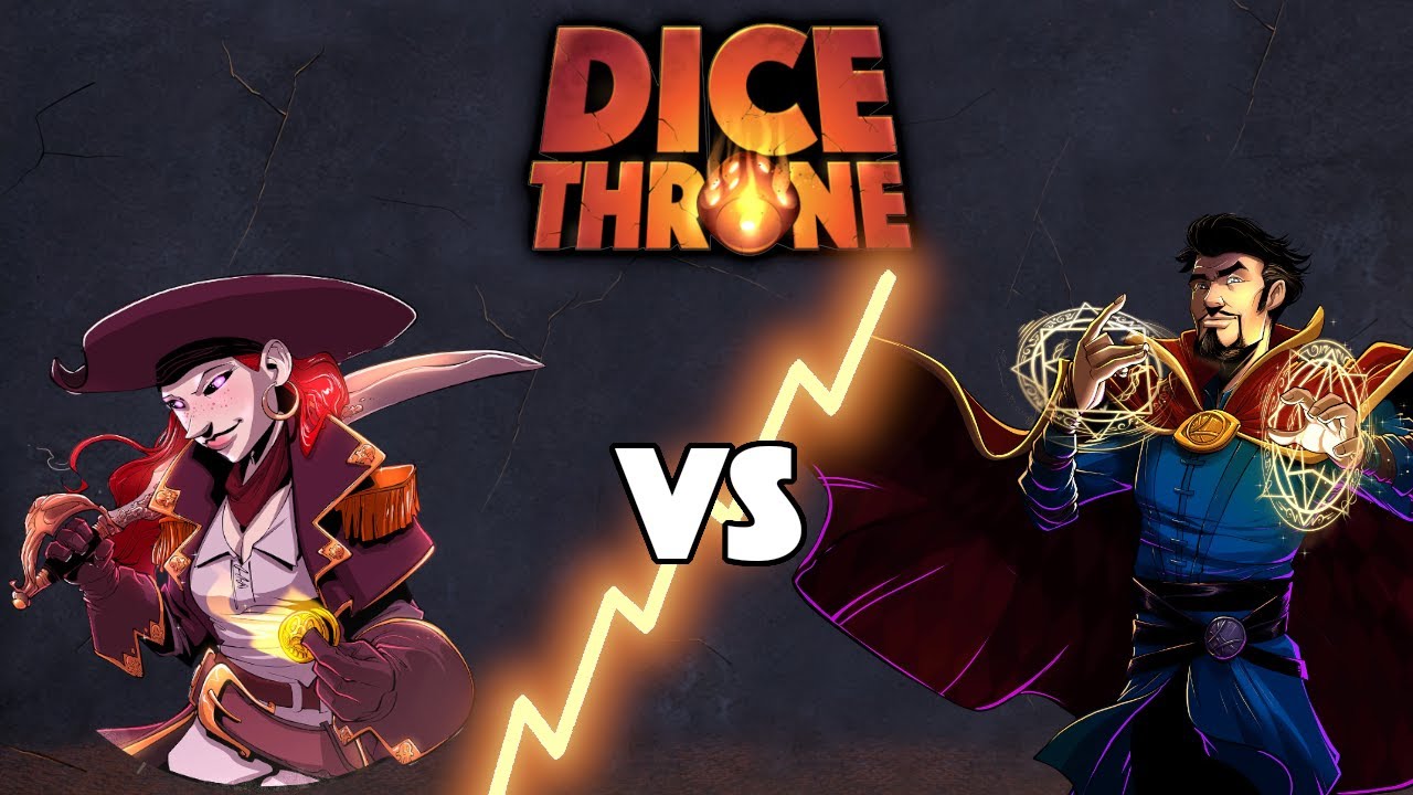 Dice Throne Gameplay - Cursed Pirate vs Dr Strange