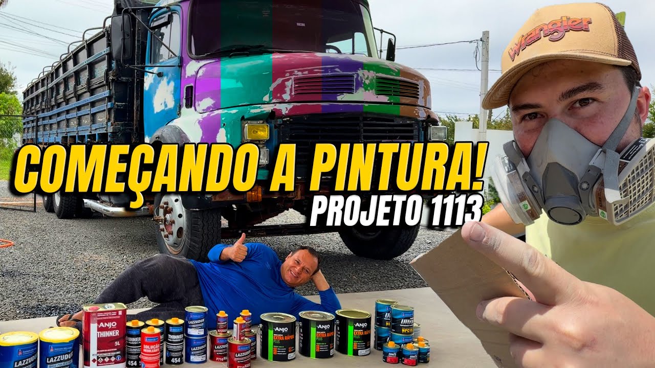 COMEÇANDO A PINTURA DO 1113
