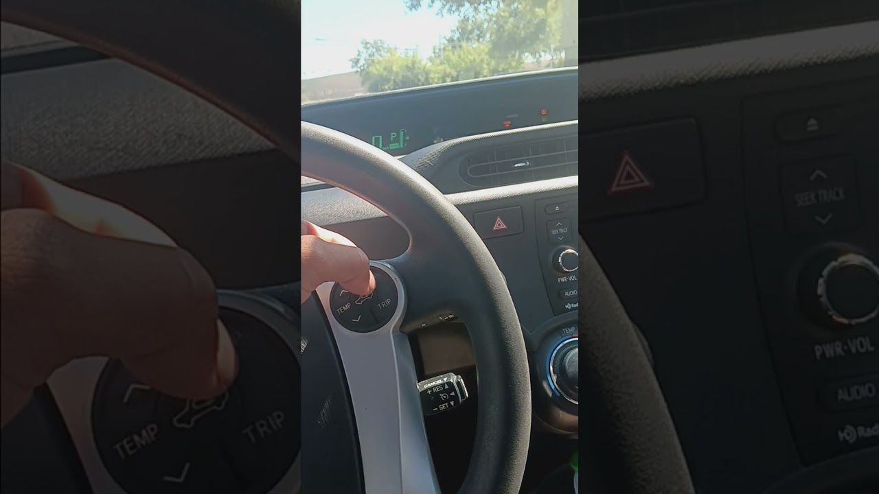 como cambiar mi prius C de kil&oacute;metros a millas