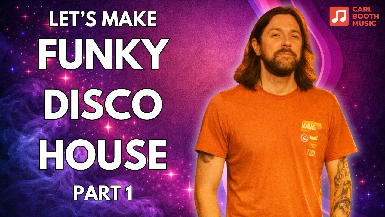 Let's Make Funky Disco House - House Music Tutorial In Ableton - Samples Available