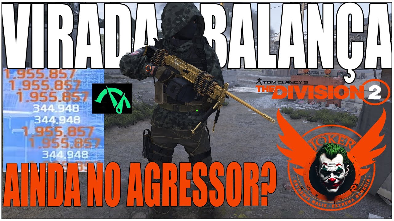 A BUILD QUE DEIXA O AGRESSOR NO CHINELO NO THE DIVISION 2