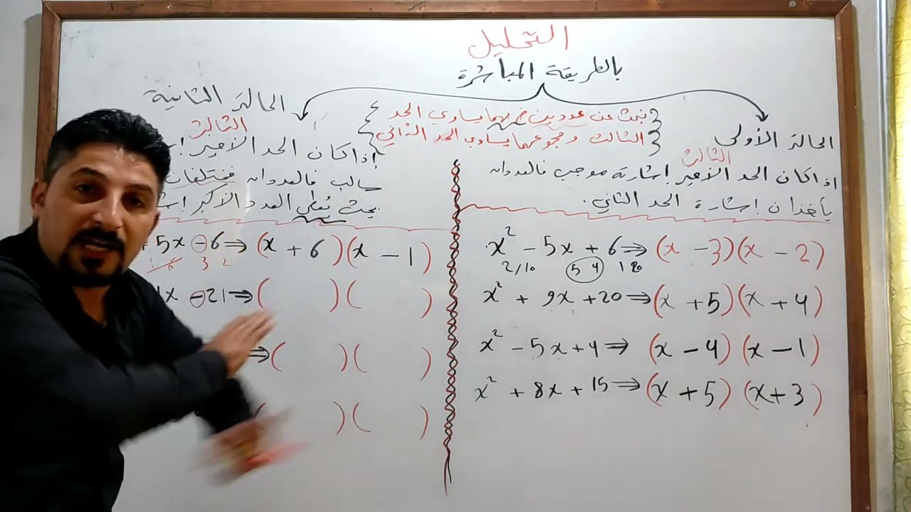 التحليل بالطريقة المباشرة . الجزء الثاني .