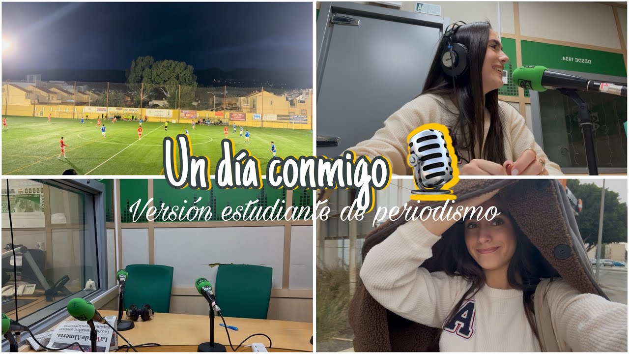 Un d&iacute;a conmigo (Vamos a hablar a Ondacero, d&iacute;a de estudio y planes improvisados) 🗞️😃.