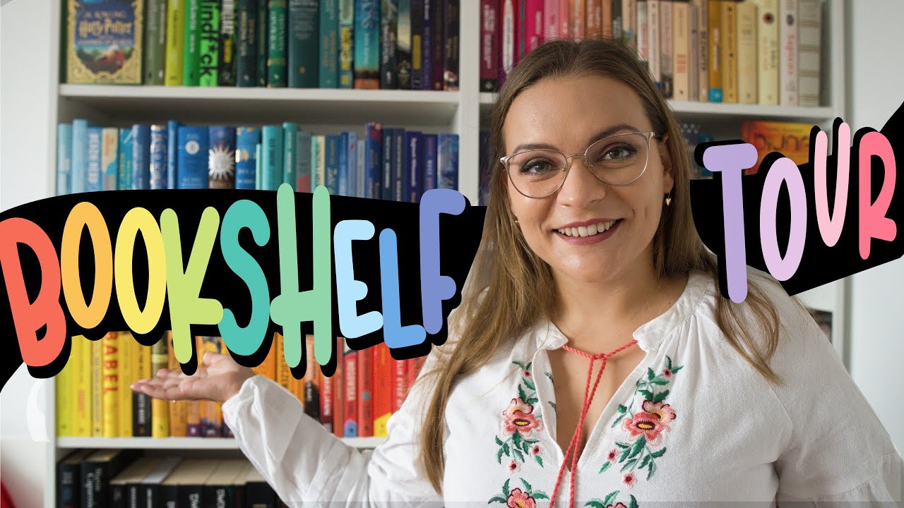 📚📚📚PIERWSZY BOOKSHELF TOUR📚📚🐬MORZE SŁÓW🐬