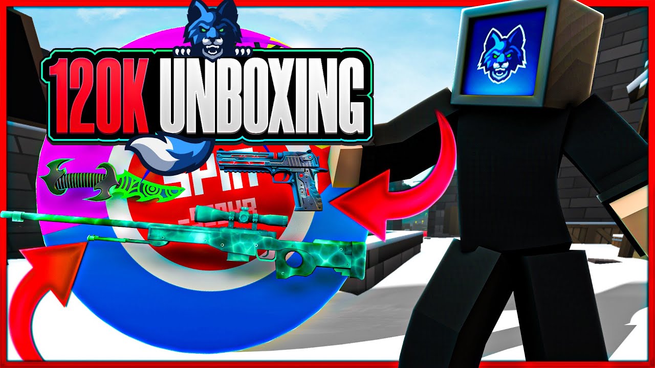 INSANE Krunker UNBOXING! (120,000 KR)