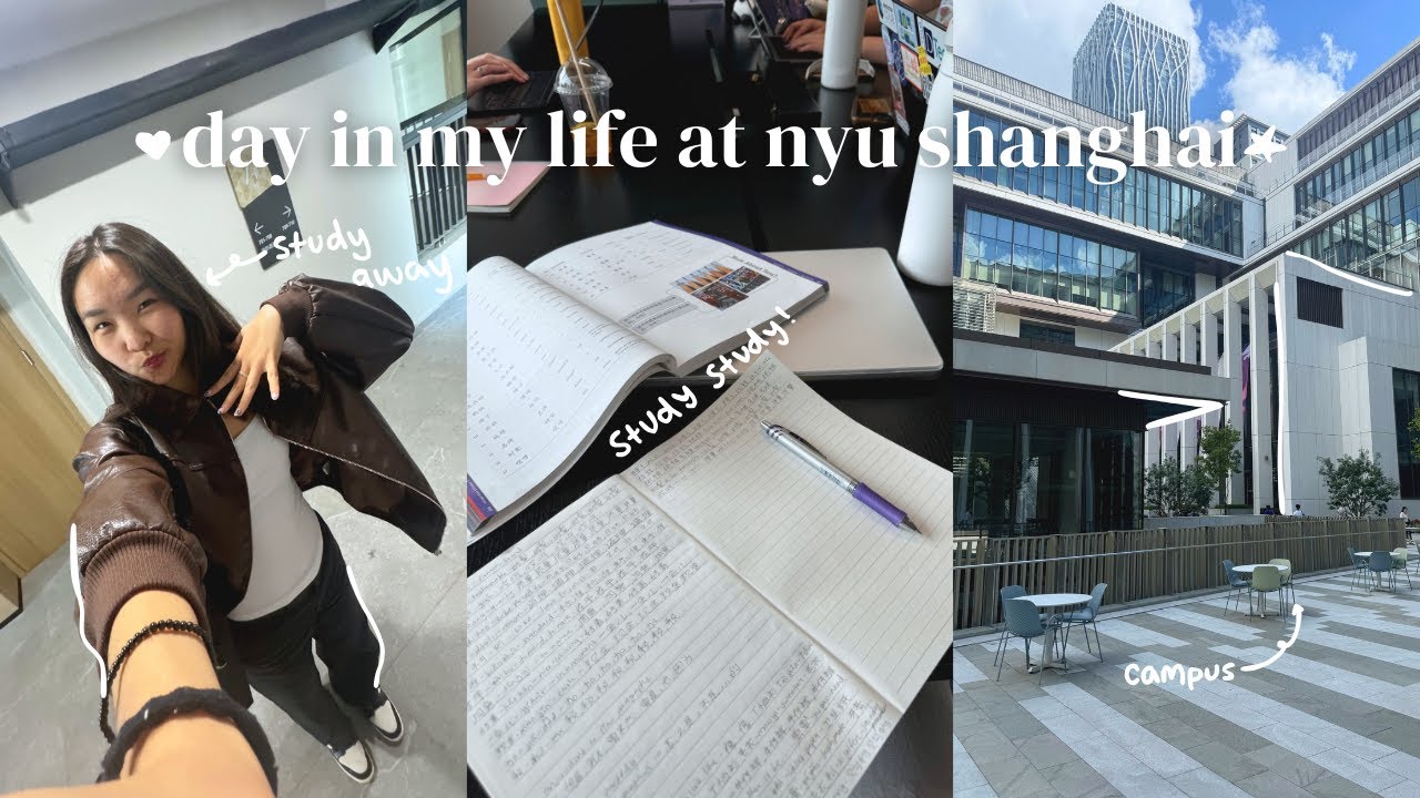 day in my life as a nyu shanghai study away student! | studying away pt 5 📓🌱⭐️
