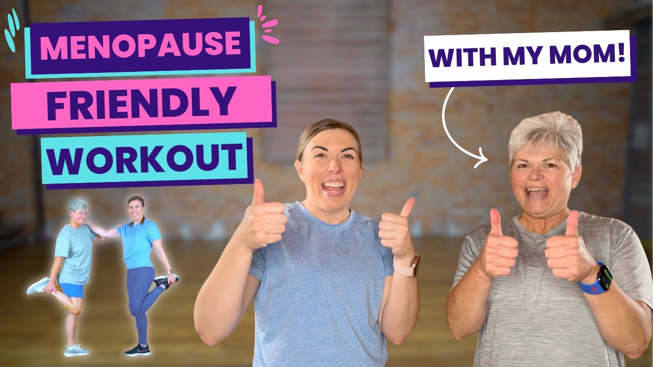 Menopause Friendly Workout | Low Impact Weighted Beginner Workout | Workout With Me And My Mom!