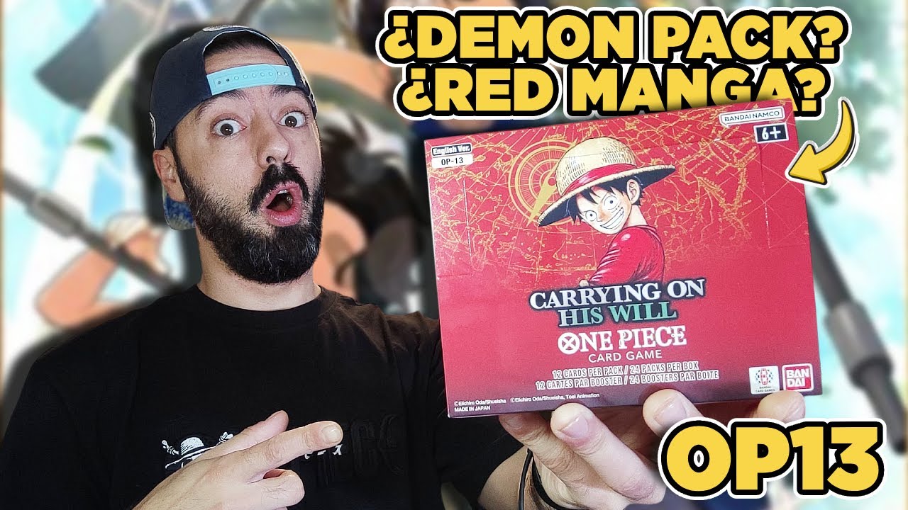 3er ANIVERSARIO! APERTURA DE LA NUEVA COLECCION DE ONE PIECE CARD GAME - OP13 CARRYING ON HIS WILL