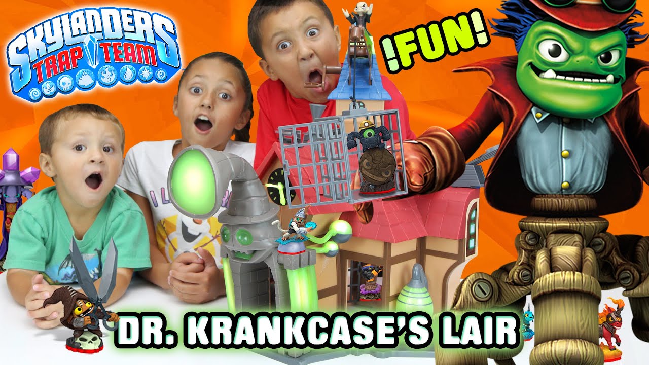 Dr. Krankcase's Lair! Surprise Unboxing w/ Special Effects! Skylanders Trap Team FUNPLAY HIDEAWAY