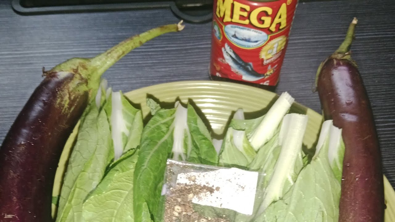 SARDINAS NA MAY TALONG AT PECHAY | Sardines with eggplants and Pechay. How to Cook?