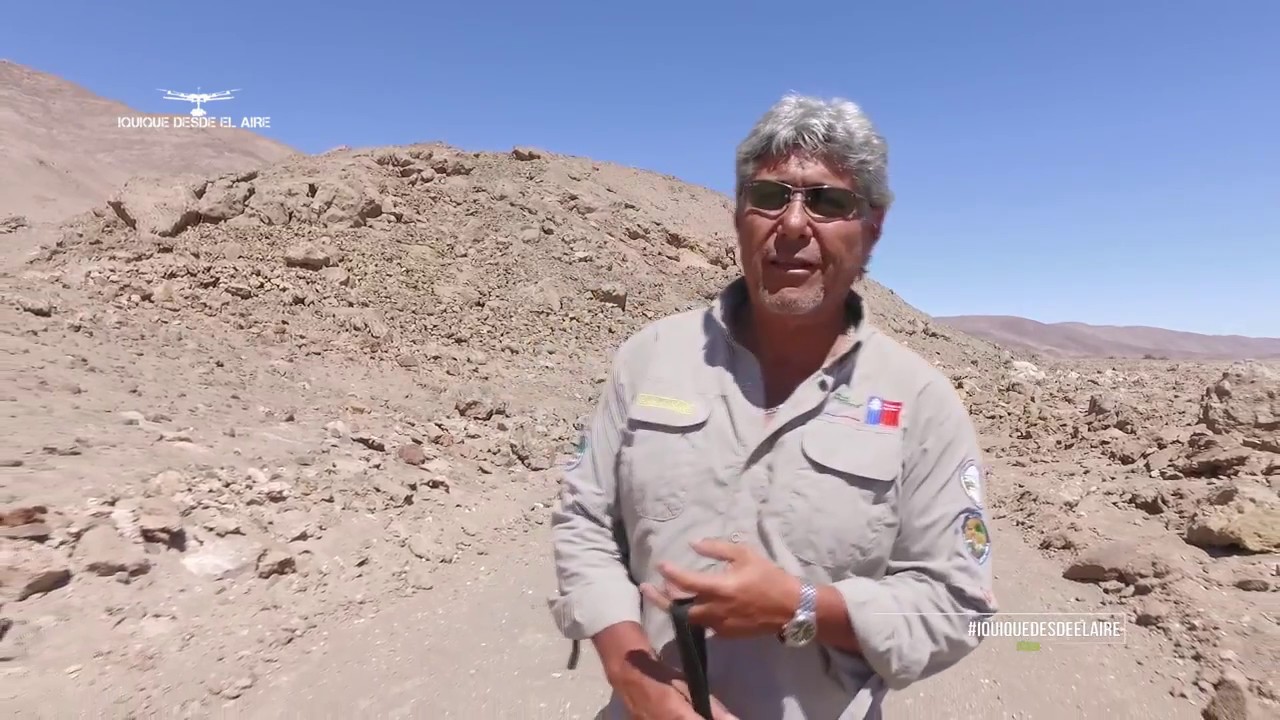 Dron capta geoglifos de Tarapacá