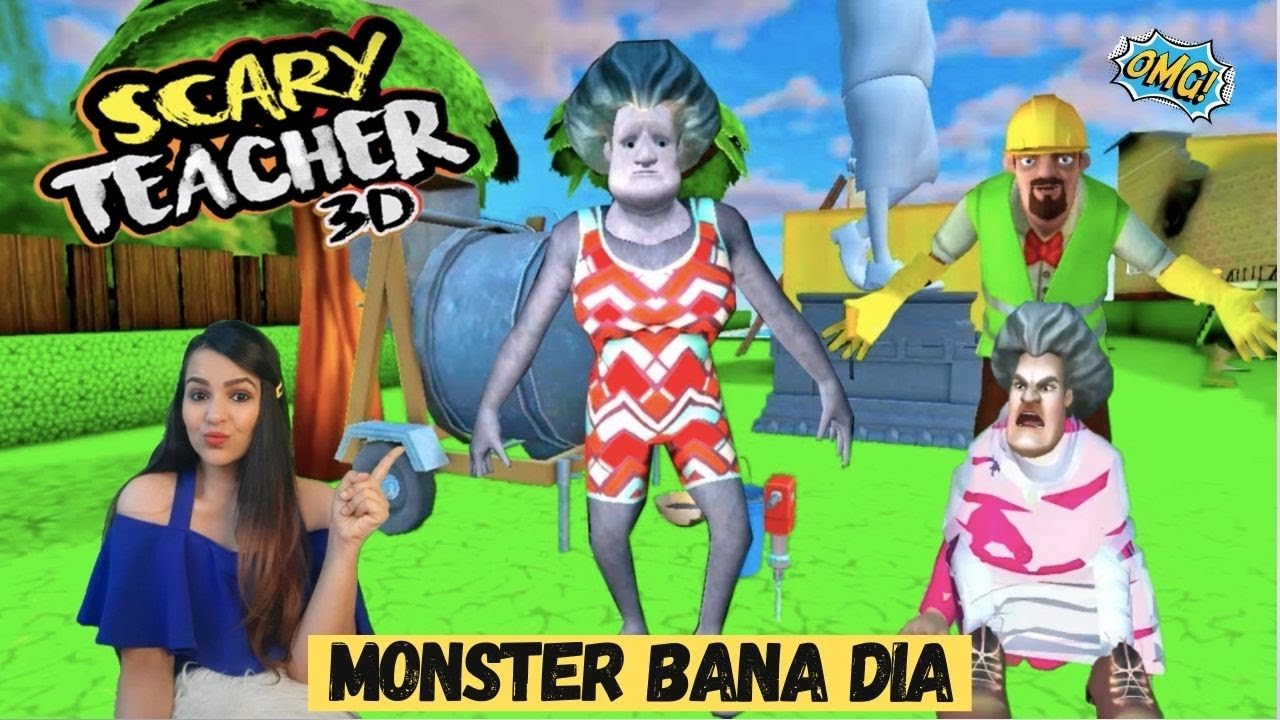 Scary Teacher 3D Gameplay: Monster Bana Dia Miss T ko