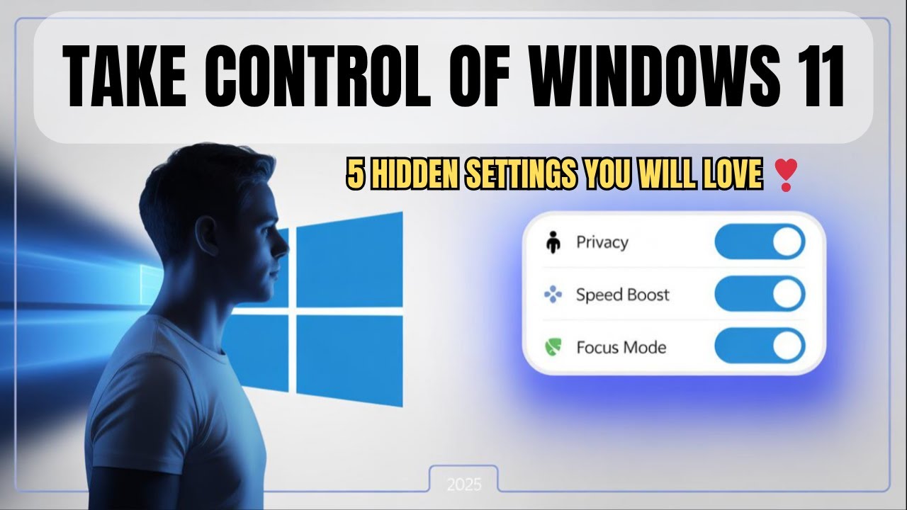 5 Hidden Windows 11 Settings That Make You Feel MORE in Control (and Less Stressed)