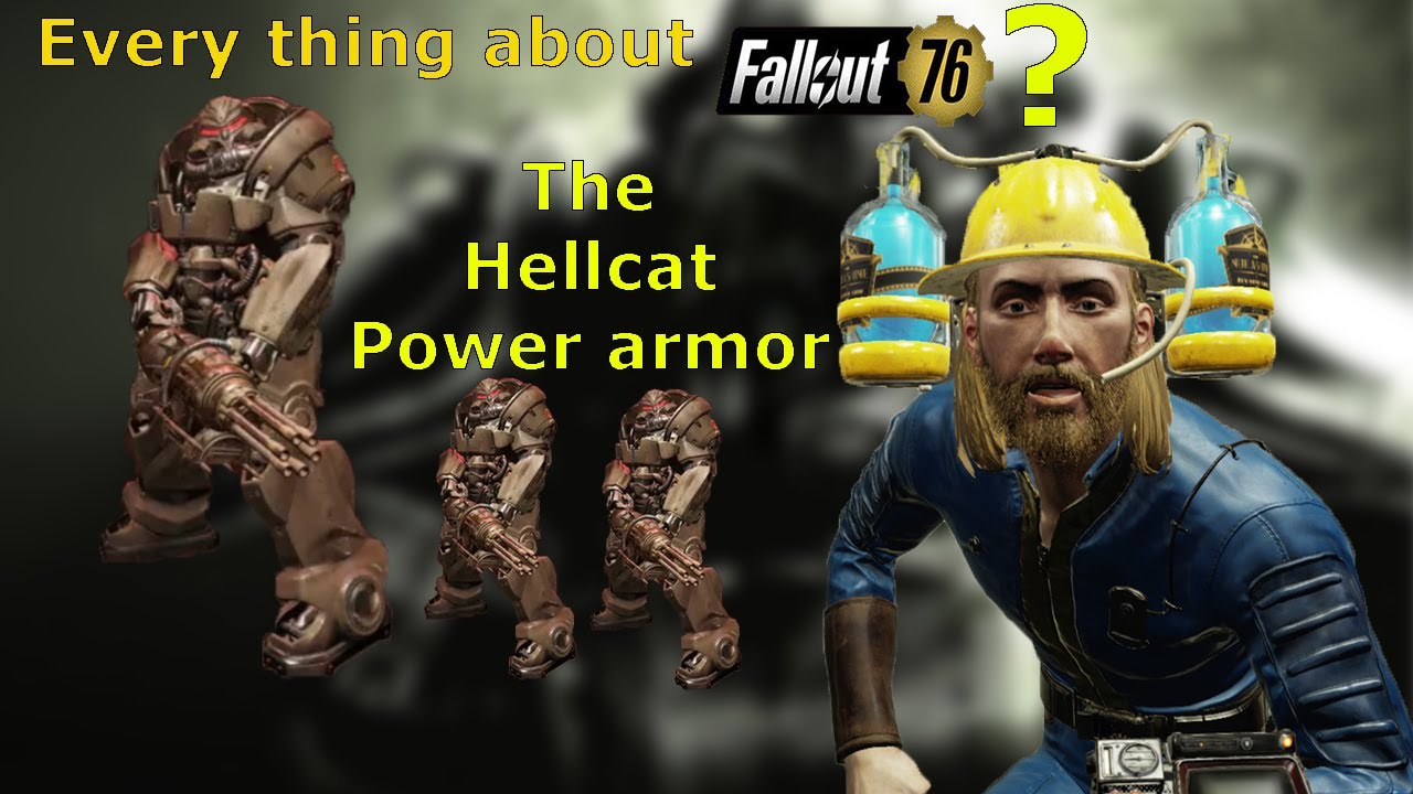 Силовая броня «Адская кошка» из Fallout 76! Как получить чертежи и моды для неё?