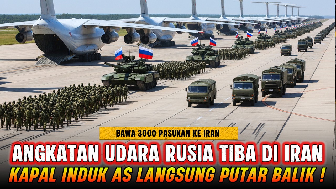 3.000 MILITER RUSIA SAMPAI‼️IRAN SIAP HADAPI AS & ISR4EL JIKA BERANI MASUKI WILAYAH IRAN‼️