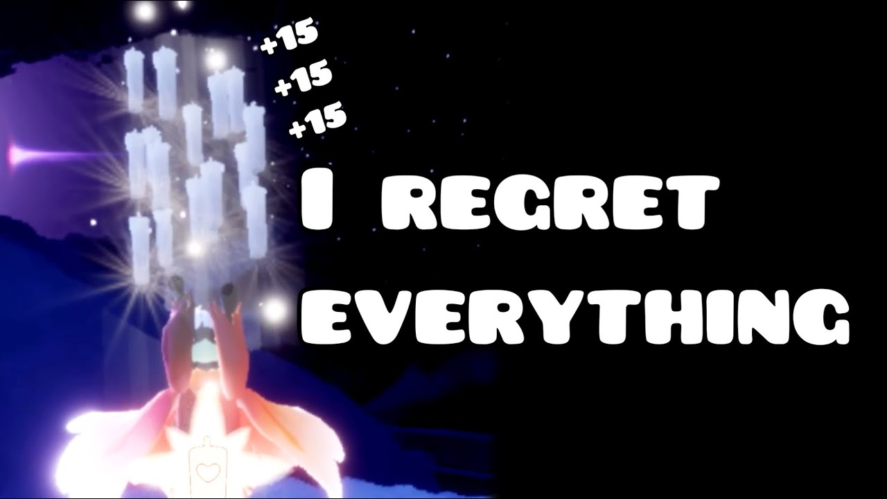 I didn’t touch my candle button for a week only to have instant regret. #skycotl