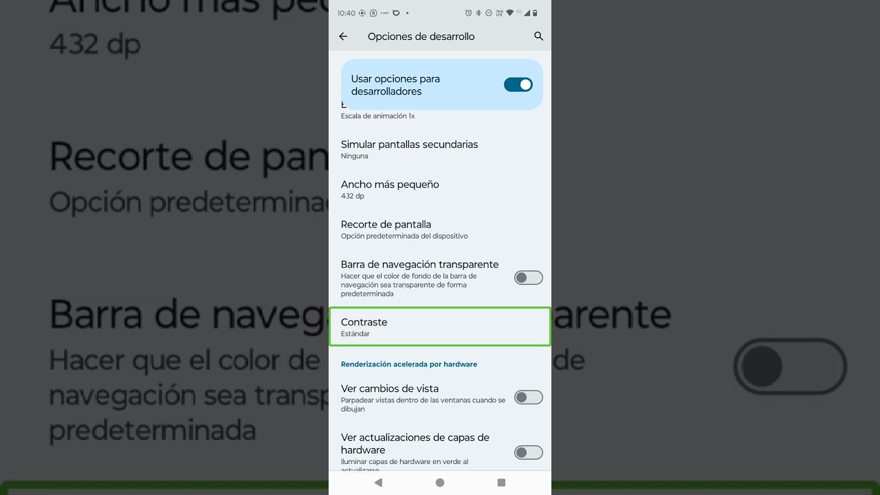 Optimiza tu dispositivo android utilizando las opciones de desarrollador