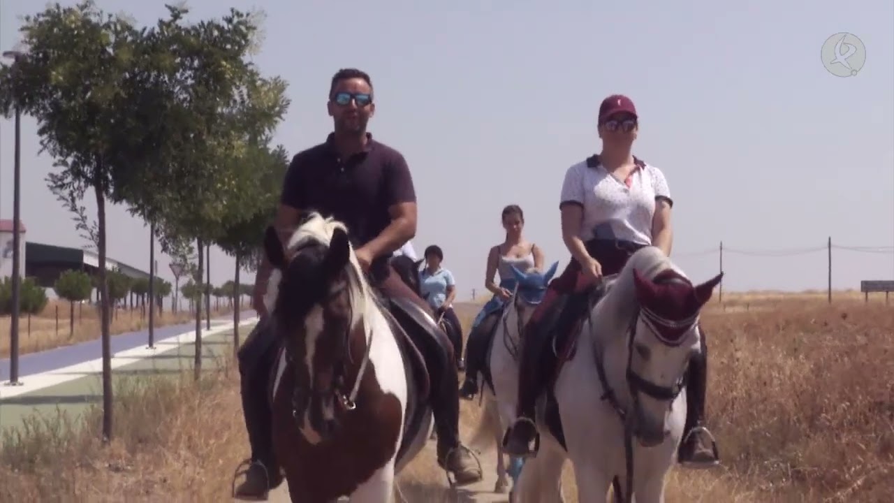 Ruta ecuestre a primera hora de la mañana en Talarrubias | El Chapuzón