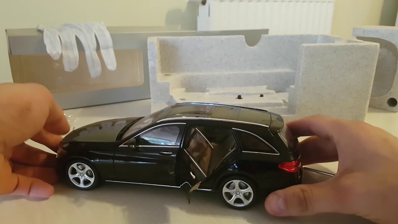 [Unboxing] --- #Mercedes-Benz C Class Estate 1:18 #Norev ---- #diecast #modelcarcollection