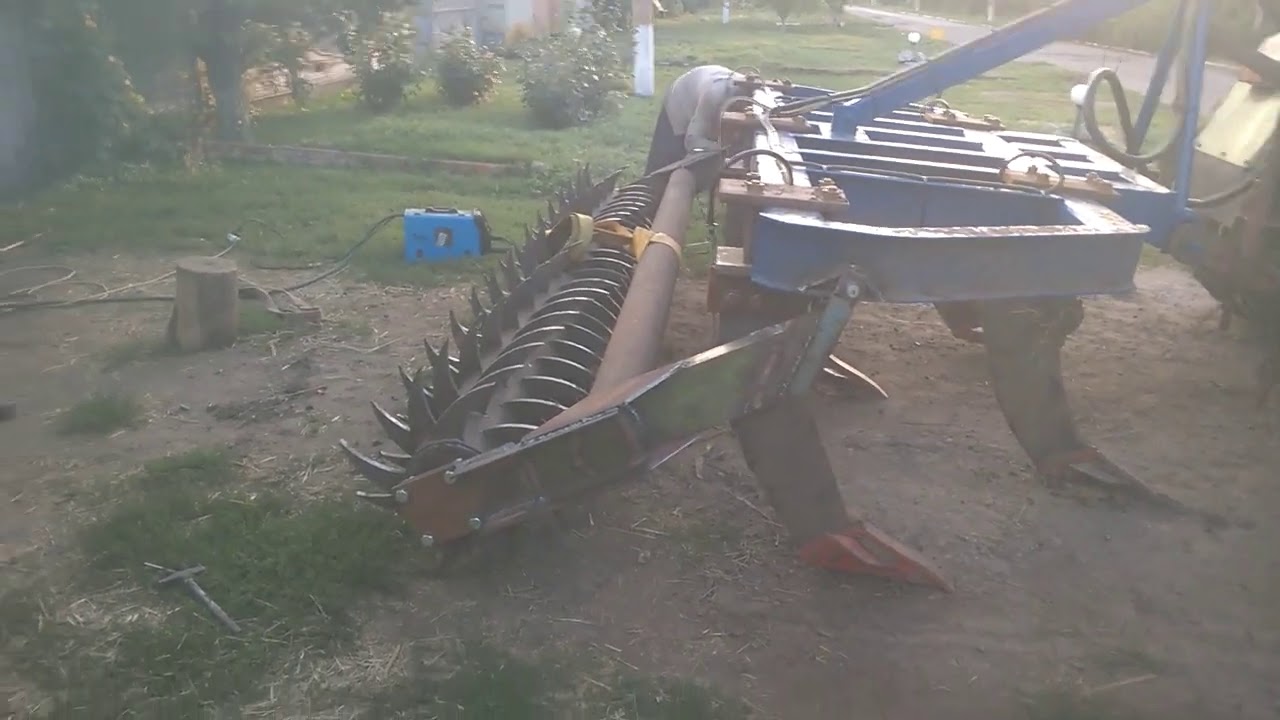 дороблюємо глибокорозпушувач до Т-150 і випробовуємо на полі